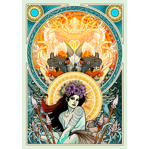 Florian Bertmer x Converge "Lonewolves" Giclee Print