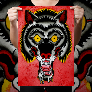 Sean Martin "Hungry Wolf" Giclee Print