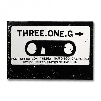 THREE ONE G &quot;Cassette&quot; Sticker