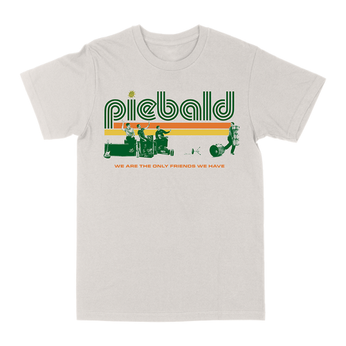 PIEBALD &quot;KING OF THE ROAD&quot; VINTAGE WHITE T-SHIRT