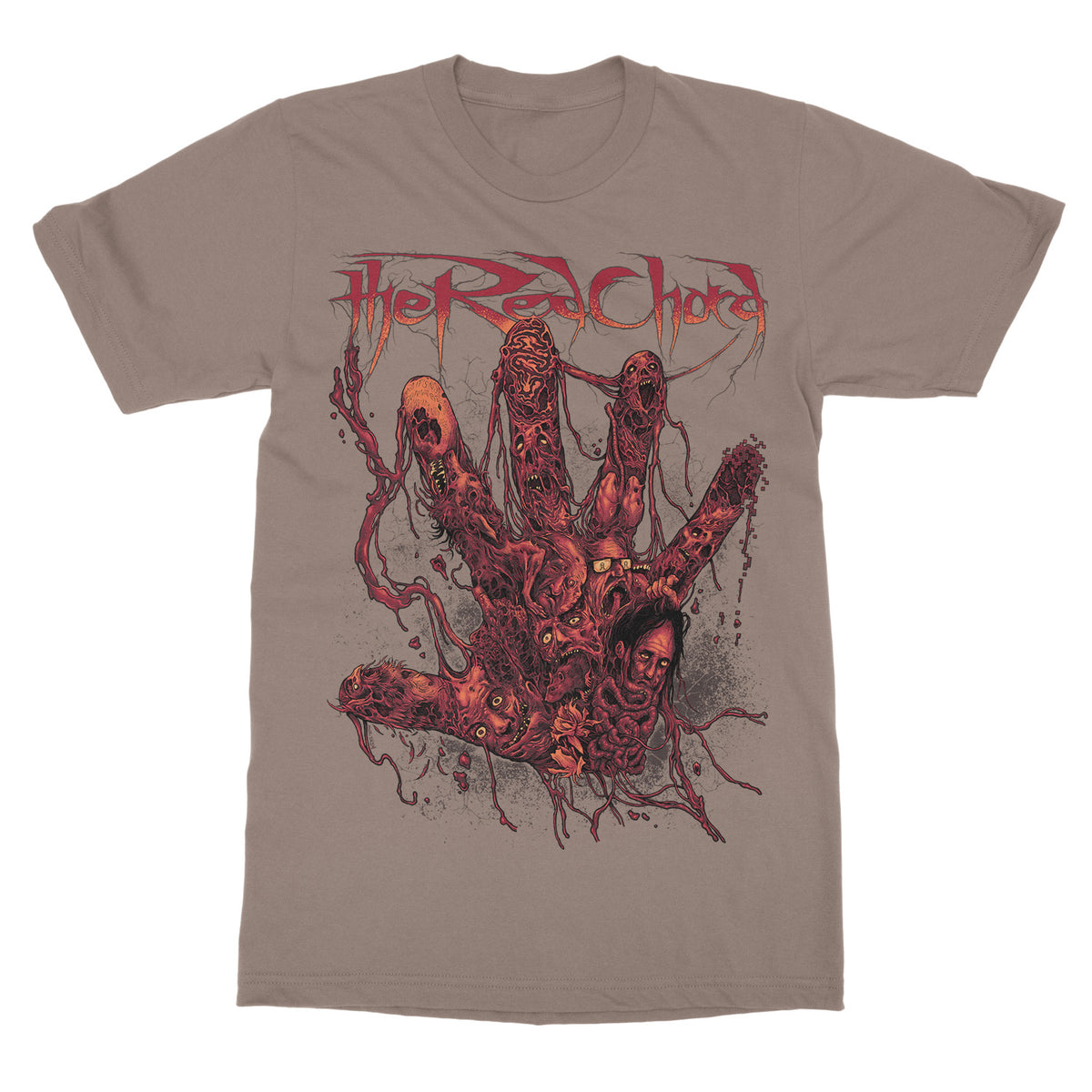 The Red Chord &quot;Gross Hand&quot; Brown T-Shirt