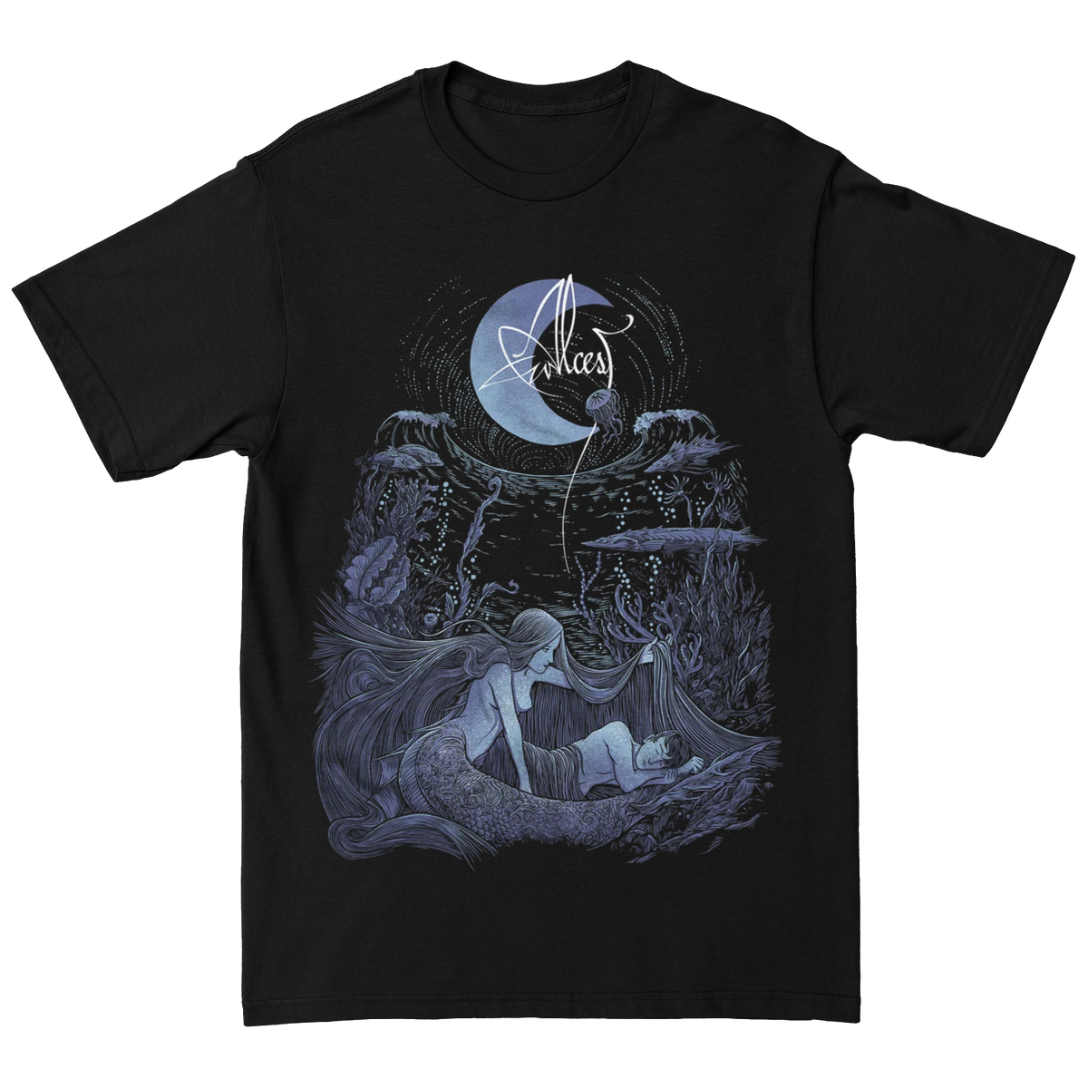 Alcest &quot;Écailles De Lune&quot; Black T-Shirt