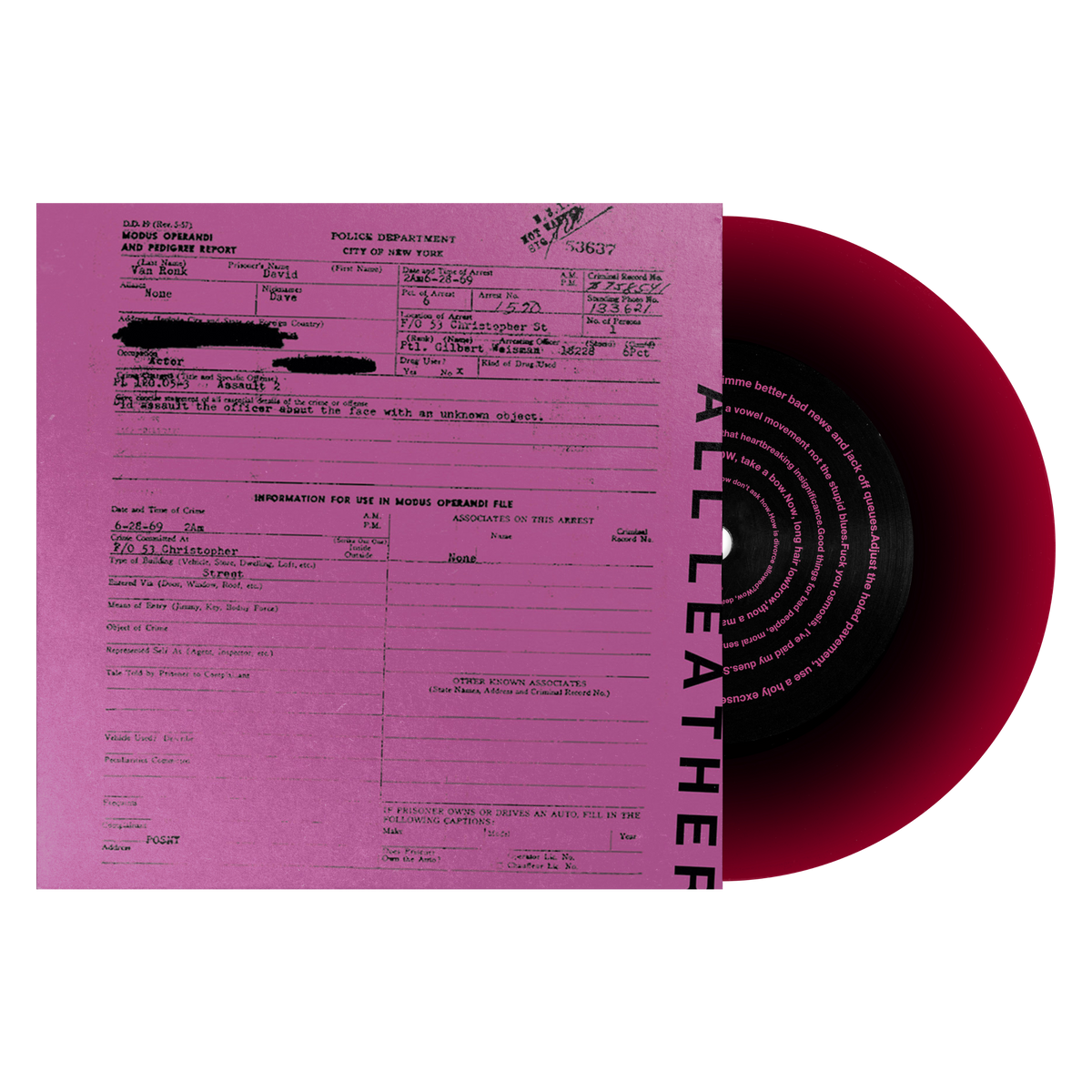 All Leather &quot;An Insufficient Apology&quot;