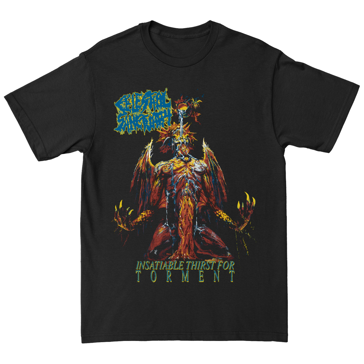 CELESTIAL SANCTUARY &quot;Insatiable Thirst For Torment&quot; Black T-Shirt