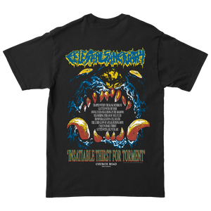 CELESTIAL SANCTUARY "Insatiable Thirst For Torment" Black T-Shirt