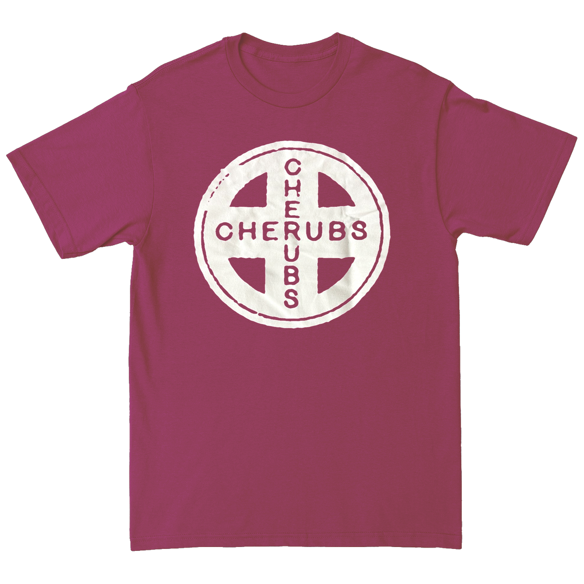 CHERUBS &quot;Logo&quot; Burgundy T-Shirt
