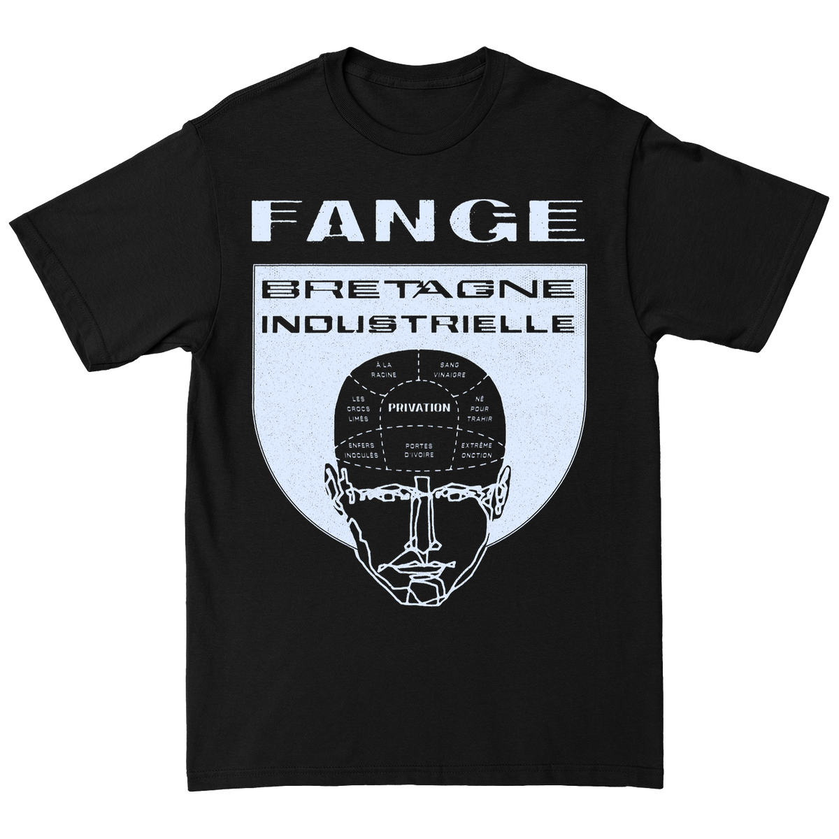 FANGE &quot;Bretagne Industrielle II&quot; Black T-Shirt