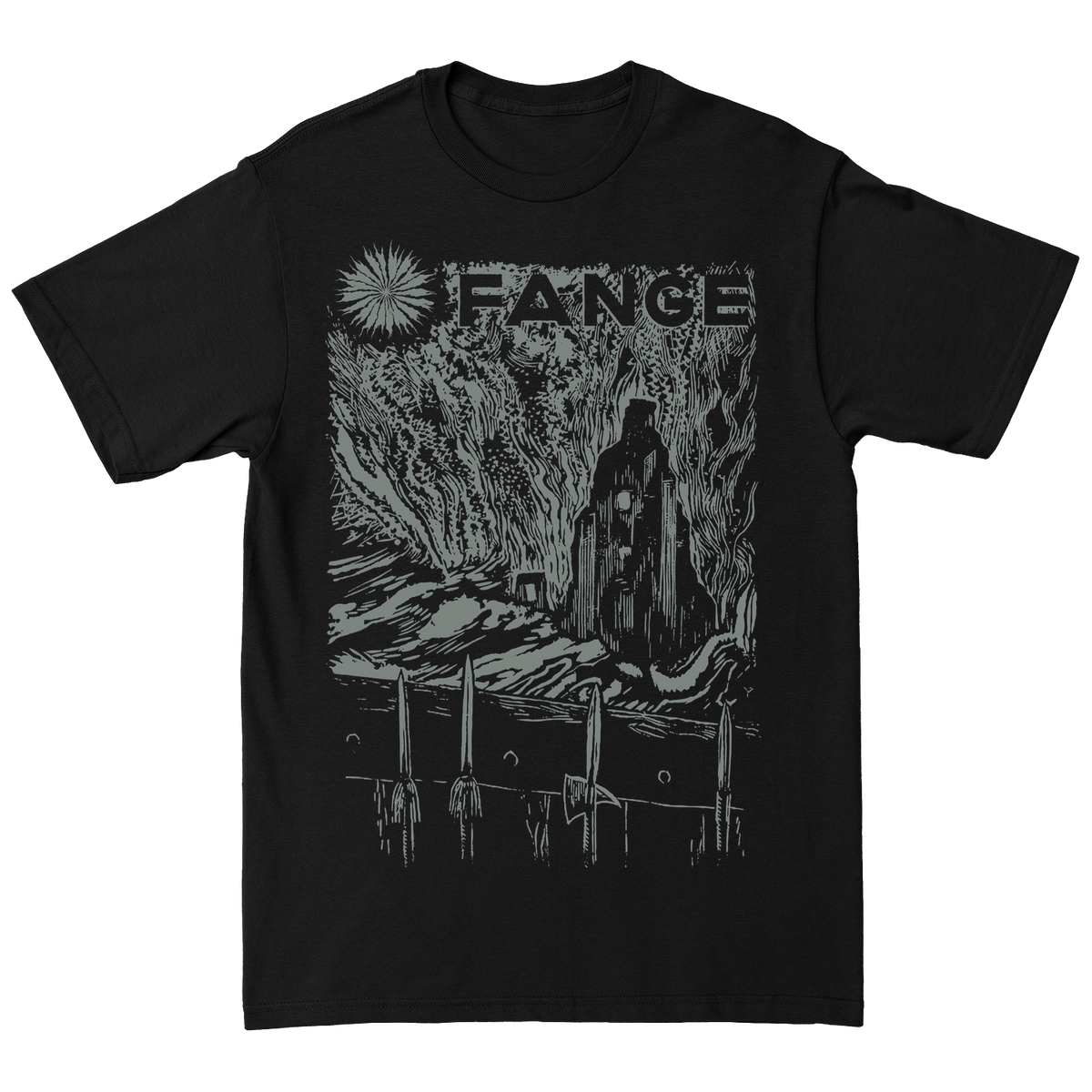 FANGE &quot;Tempête&quot; Black T-Shirt