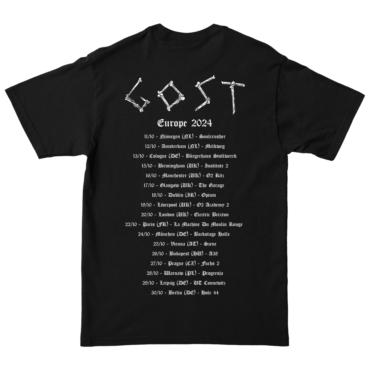 GOST &quot;Temple&quot; Black T-Shirt