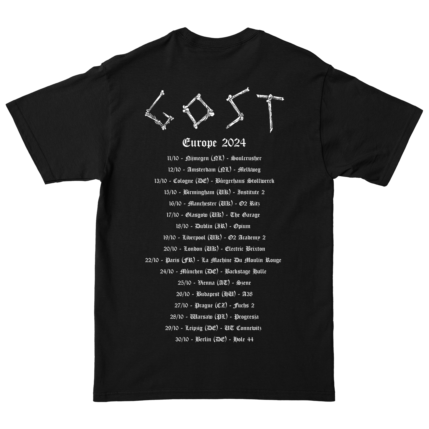 GOST "Temple" Black T-Shirt