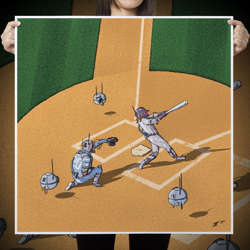 ANDREW GOMEZ IV &quot;The Game Is Still The Game&quot; Giclee Print