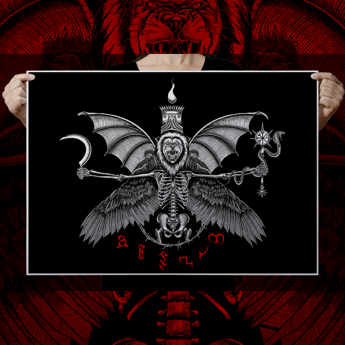 ANTHONY LUCERO &quot;War, Disease, Death&quot; Print