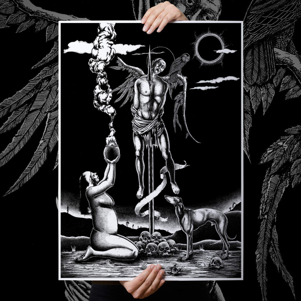 ANTHONY LUCERO &quot;Angelic Impalement&quot; Print