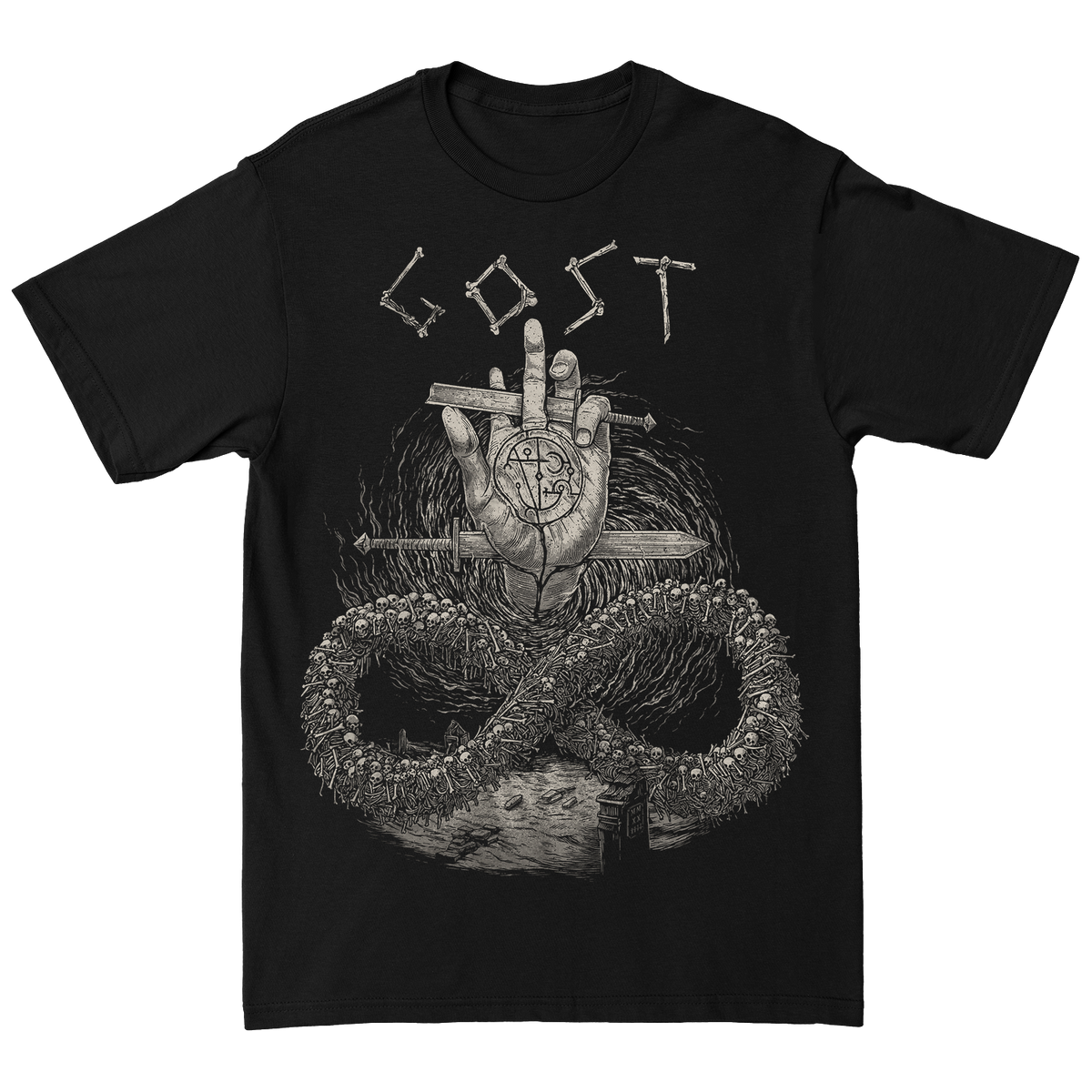 GOST &quot;Ashes&quot; Black T-Shirt