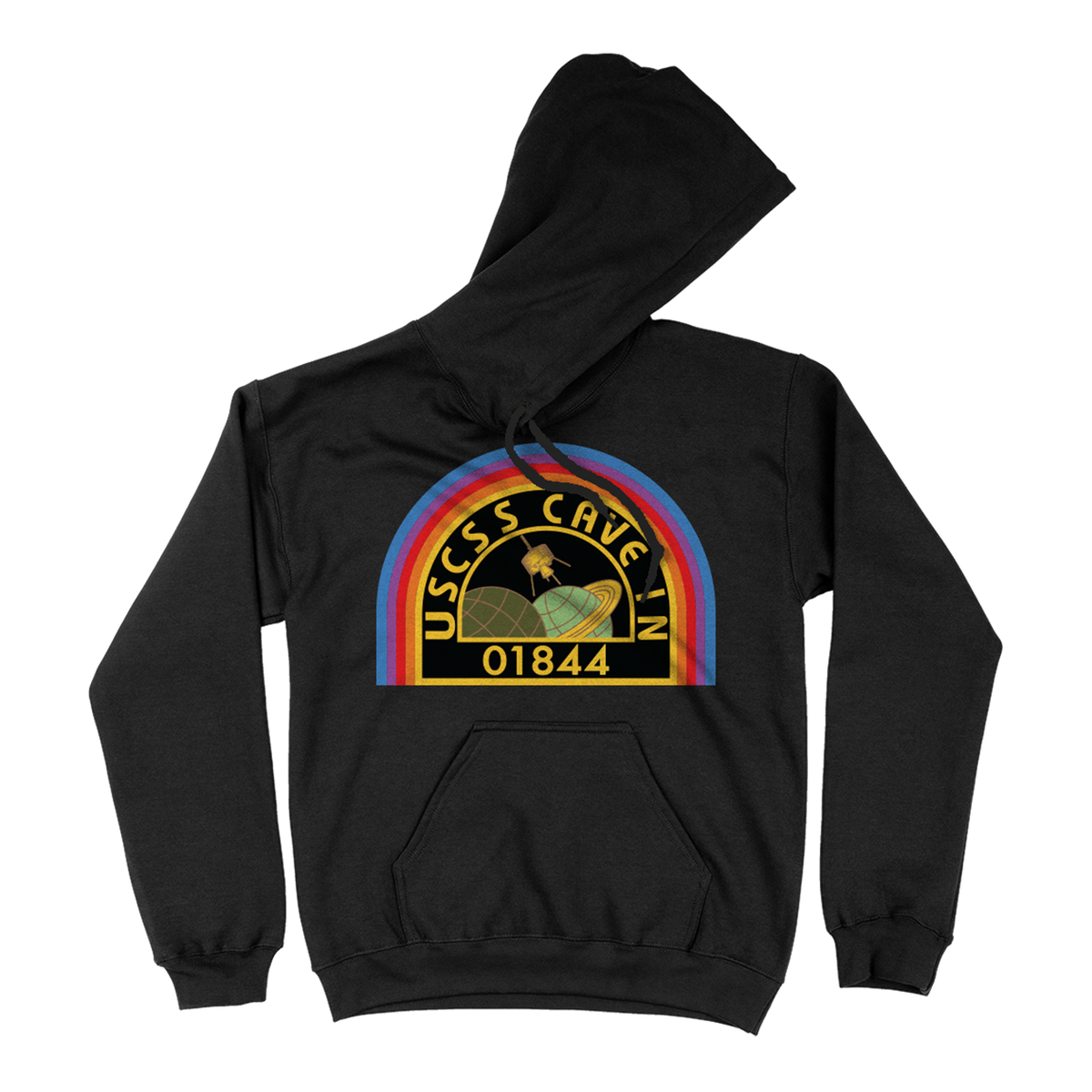 Cave In &quot;USCSS Cave In&quot; Black Hooded Sweatshirt