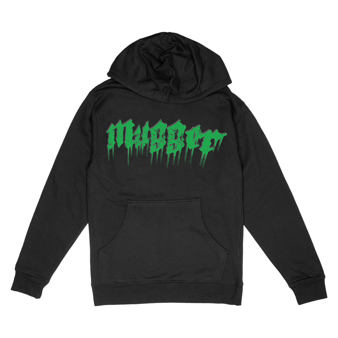 Mugger &quot;Logo&quot; Black Hooded Sweatshirt