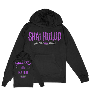 Shai Hulud "Just Can't Hate Enough" Black Hooded Sweatshirt