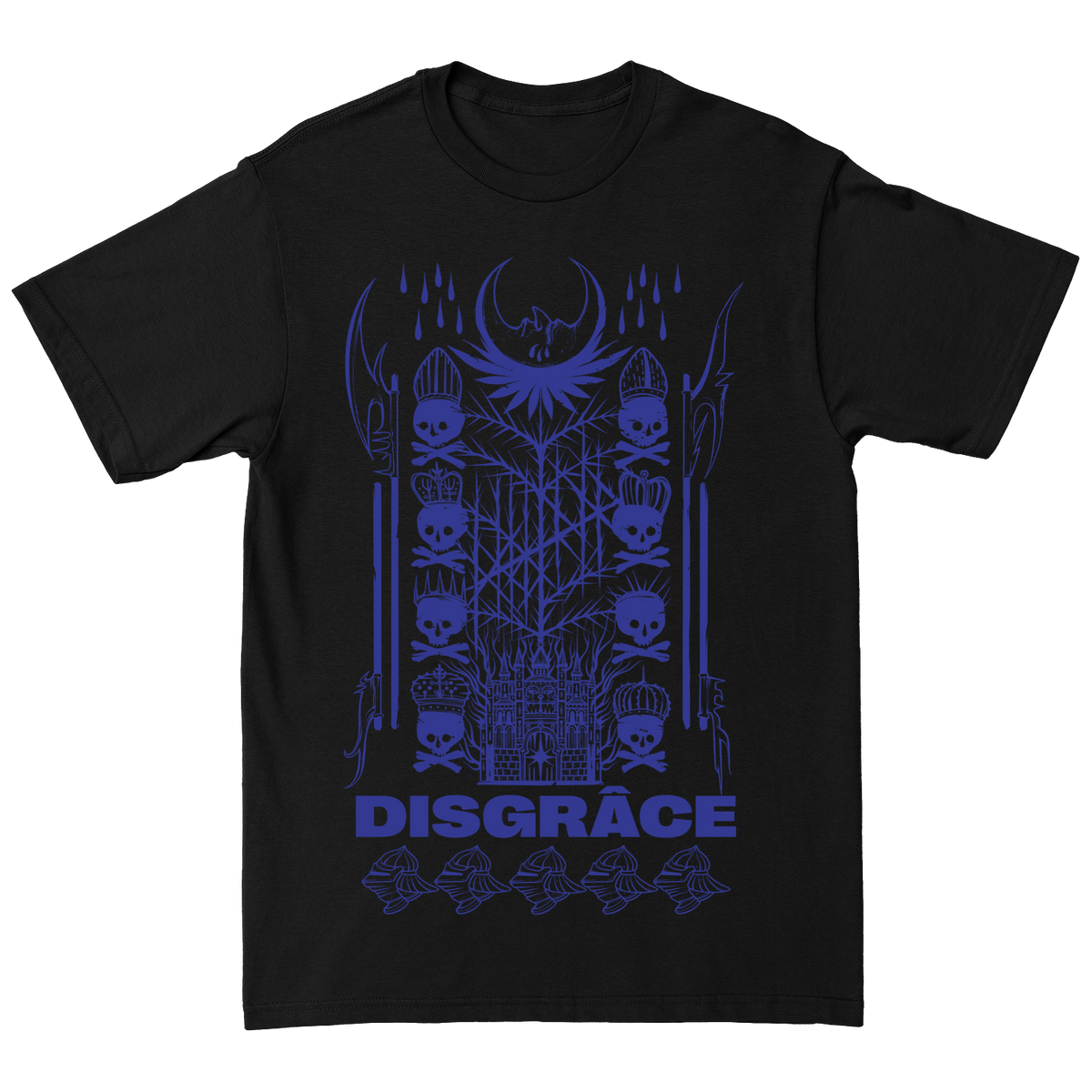 Mourir &quot;Hallebarde&quot; Black T-Shirt