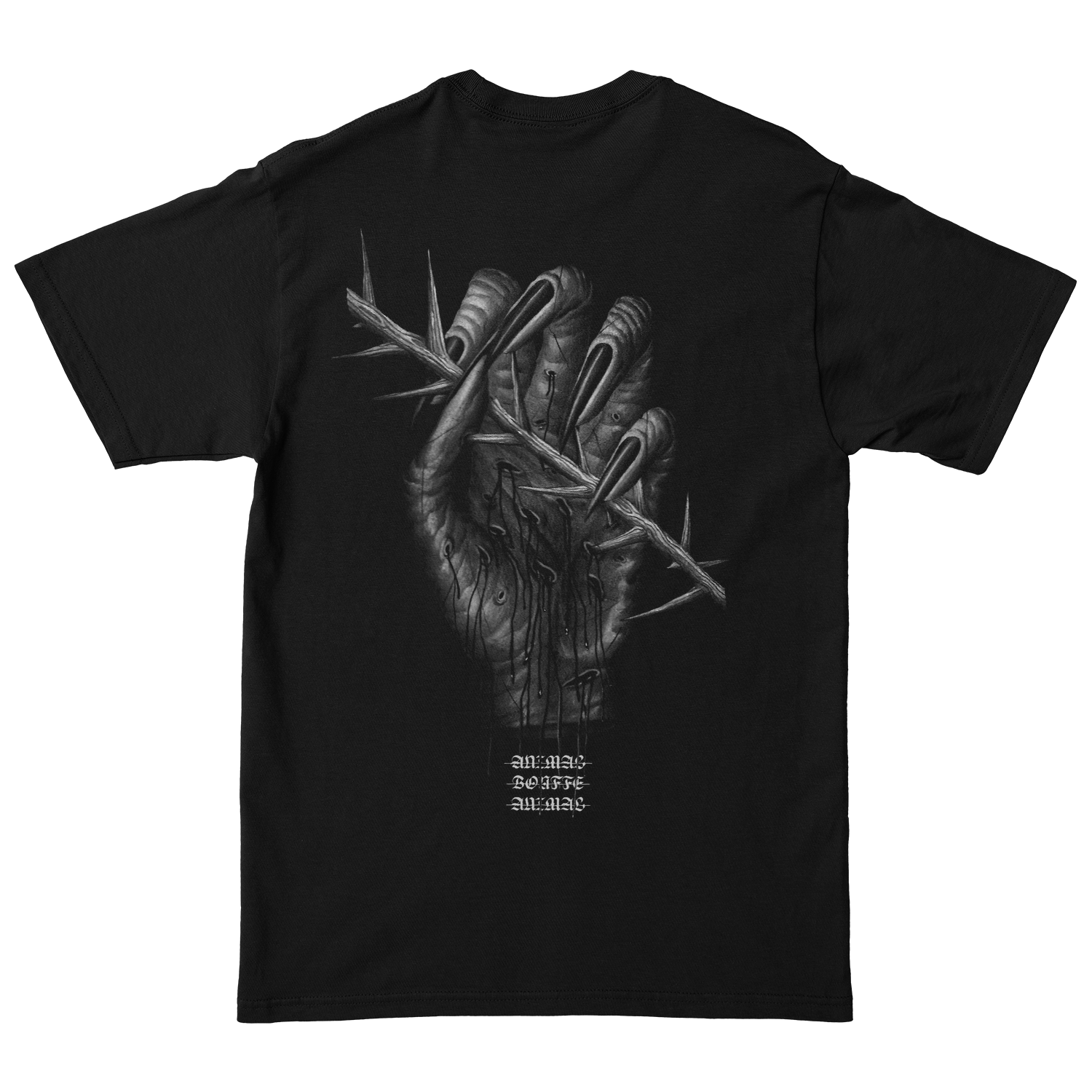 Mourir "Ronces" Black T-Shirt