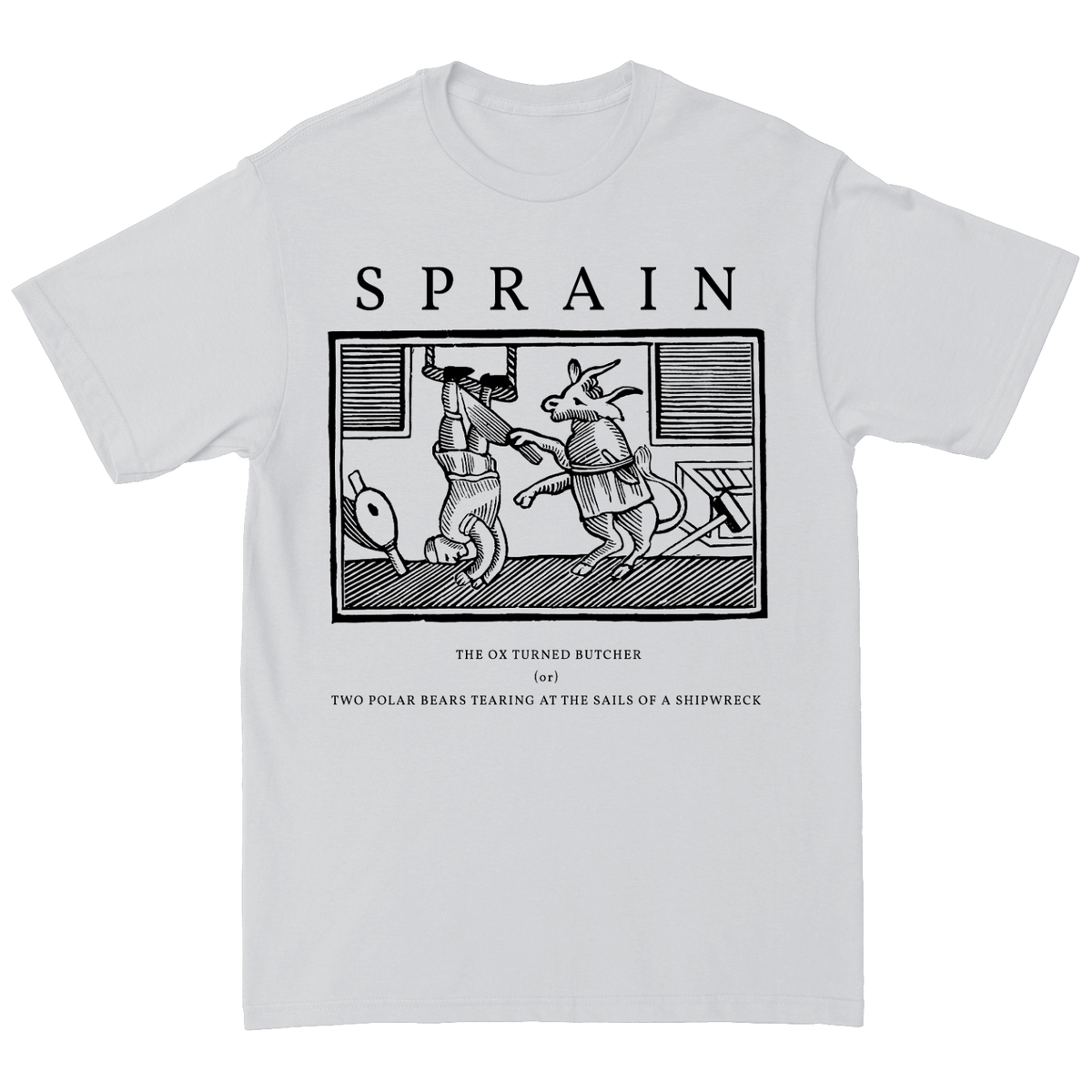 SPRAIN &quot;Ox&quot; White T-Shirt