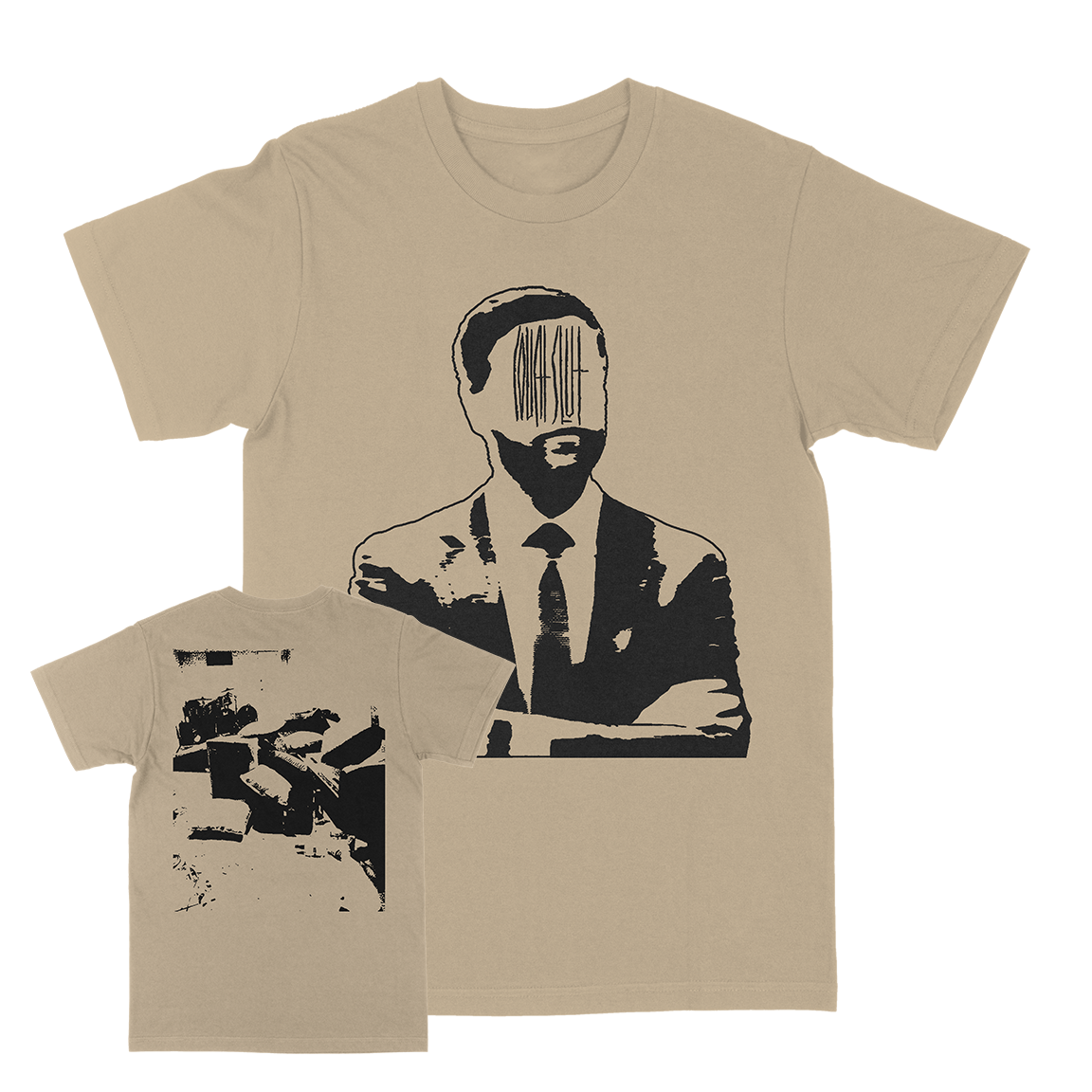 Couch Slut &quot;Vice Presidential Unwelcome&quot; Sand T-Shirt