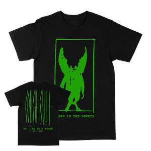 Couch Slut "My Life As A Woman: Green " Black T-Shirt