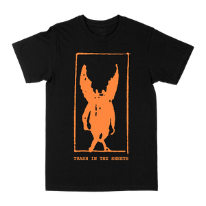 Couch Slut "My Life As A Woman: Orange " Black T-Shirt