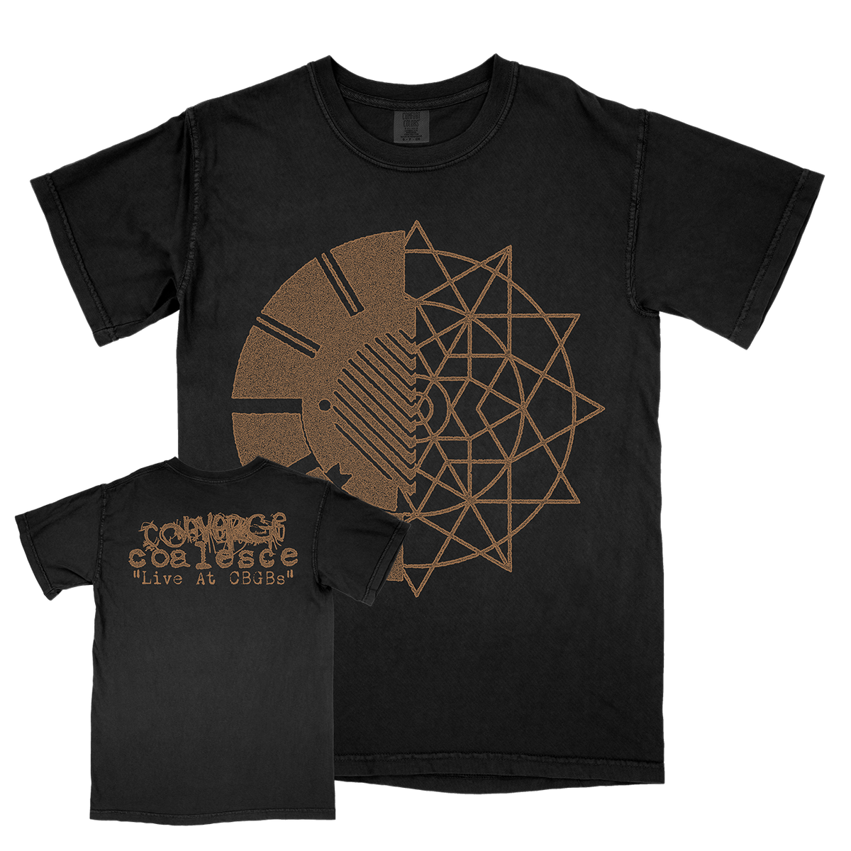 Converge &amp; Coalesce &quot;Live at CBGBs: Symbol&quot; Premium Black Shirt