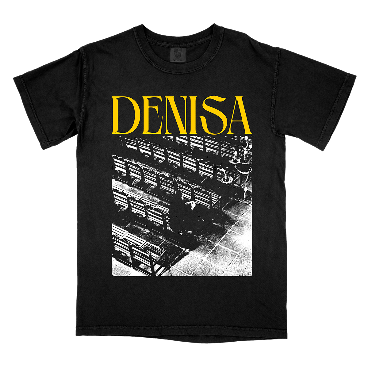 Denisa &quot;St. Bernadette&quot; Premium Black T-Shirt