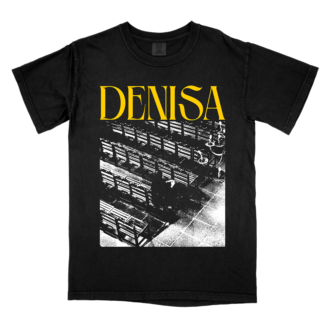 Denisa "St. Bernadette" Premium Black T-Shirt