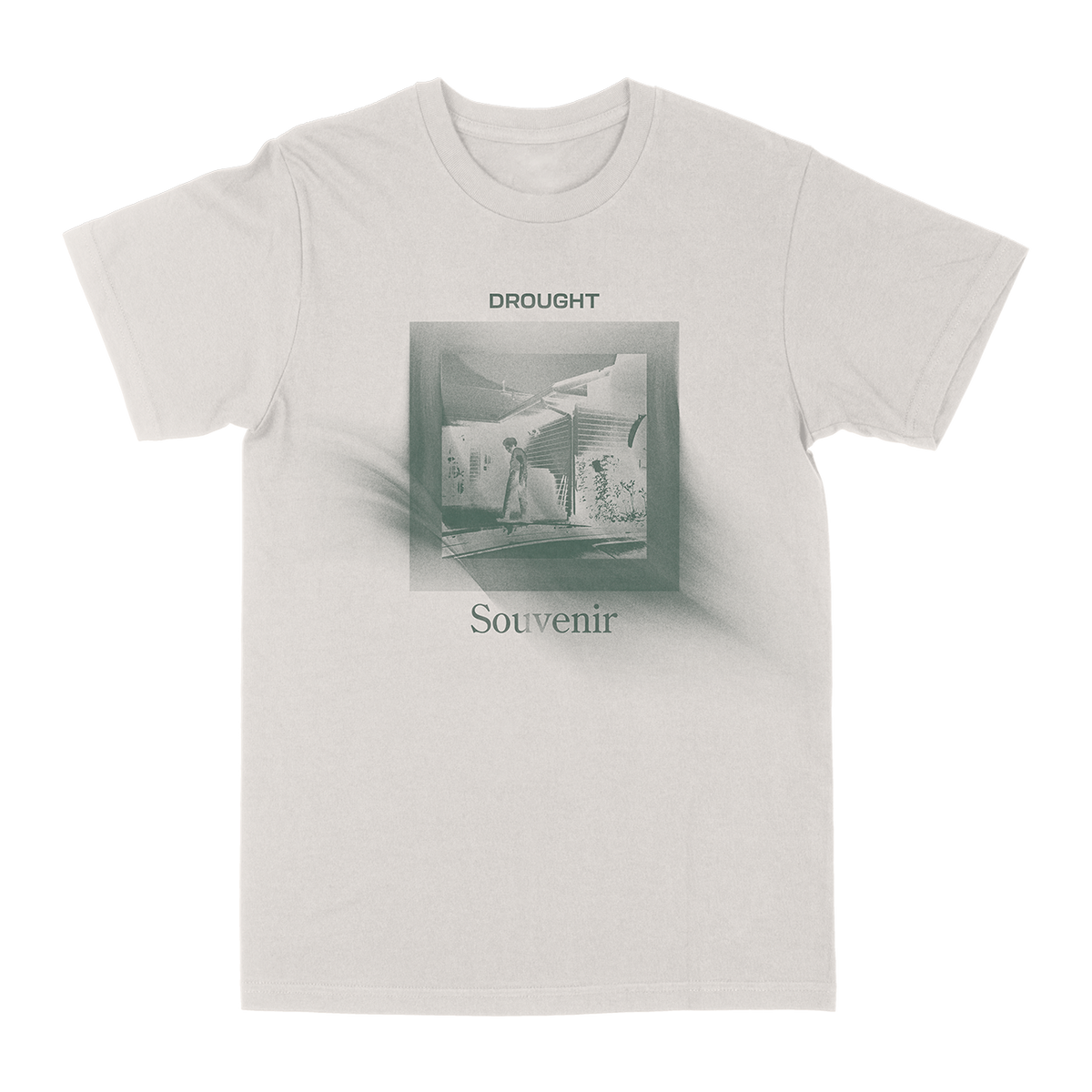 DROUGHT &quot;Souvenir&quot; Vintage White T-Shirt