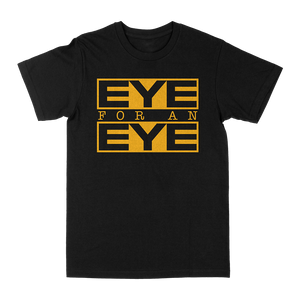 Eye For An Eye "Classic: Yellow" Black T-Shirt