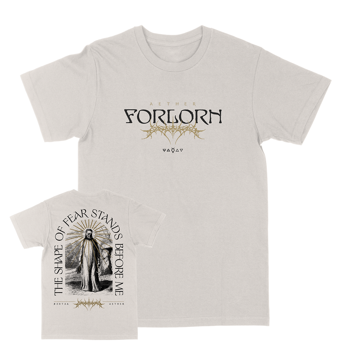Forlorn &quot;Aether&quot; Vintage White T-Shirt