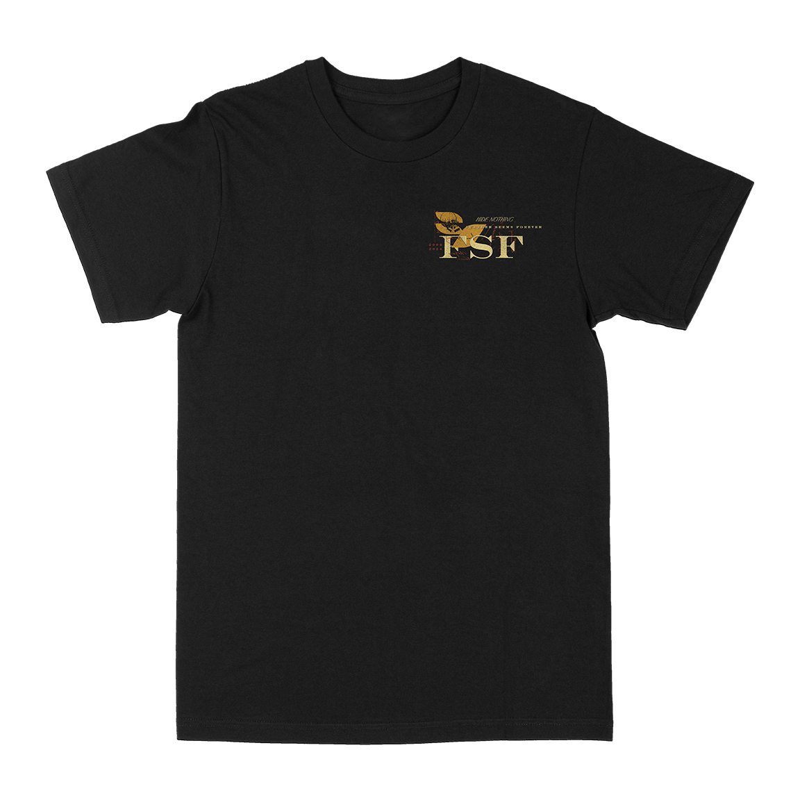 Further Seems Forever &quot;Heart&quot; Black T-Shirt