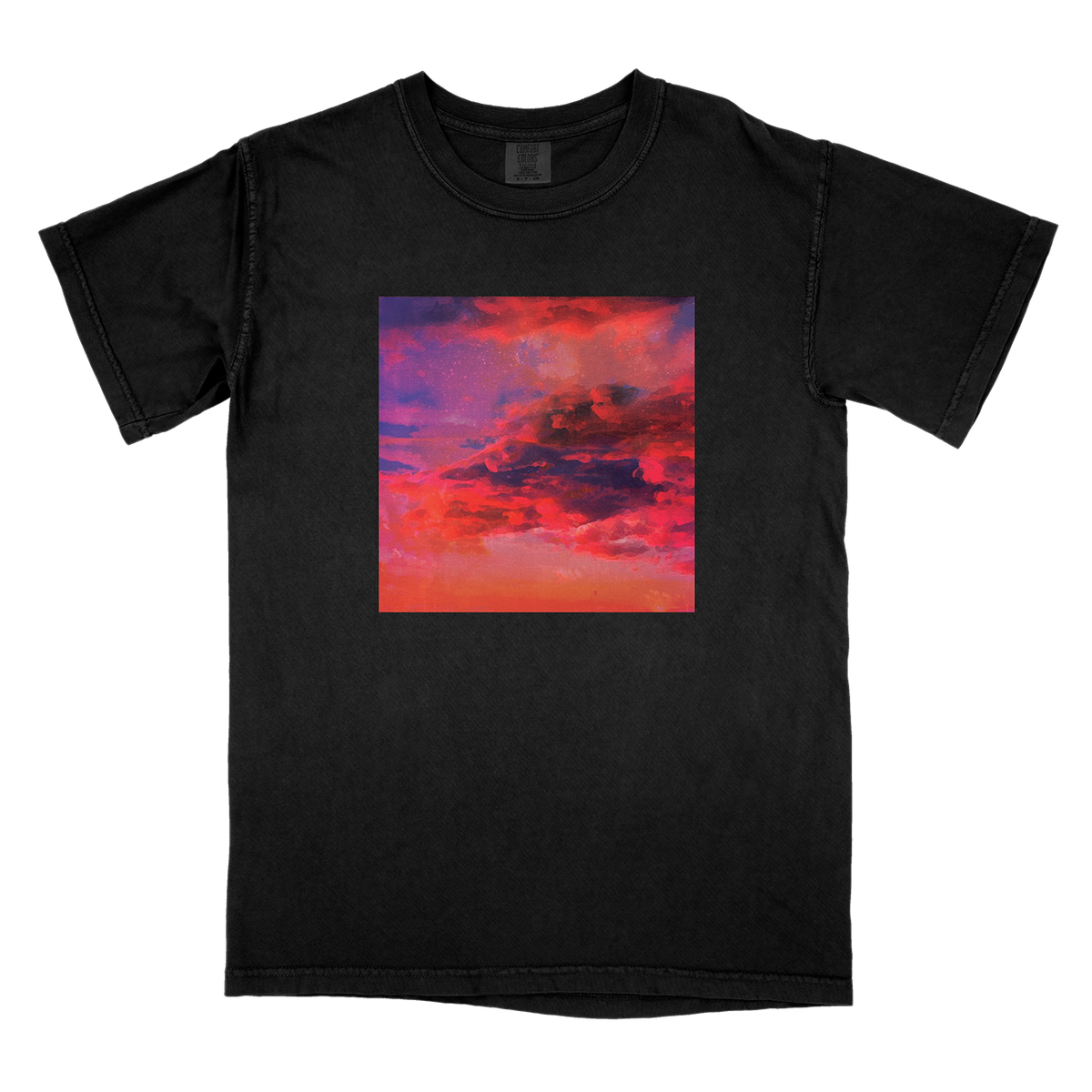 Glare &quot;Sunset Funeral&quot; Premium Black T-Shirt