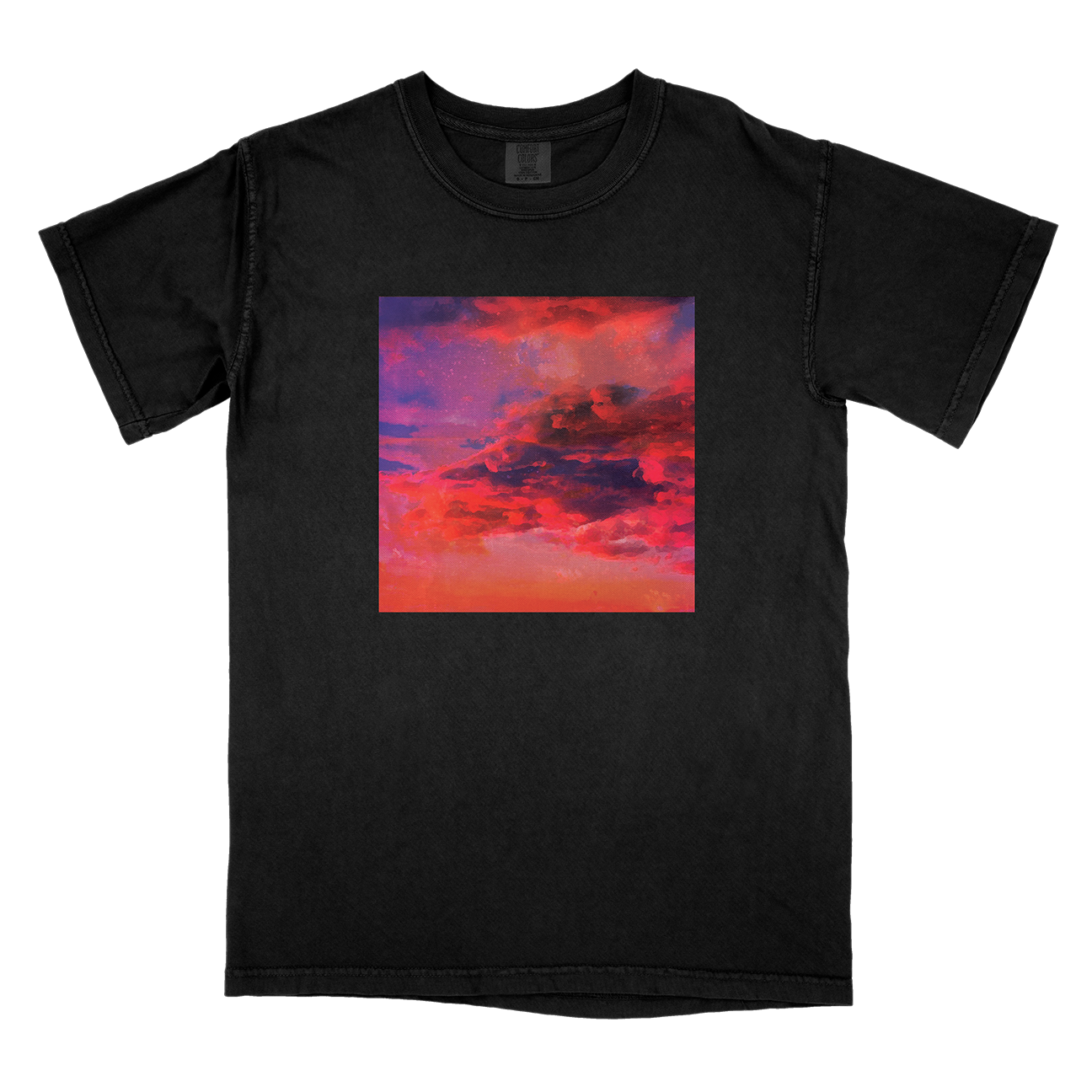 Glare "Sunset Funeral" Premium Black T-Shirt