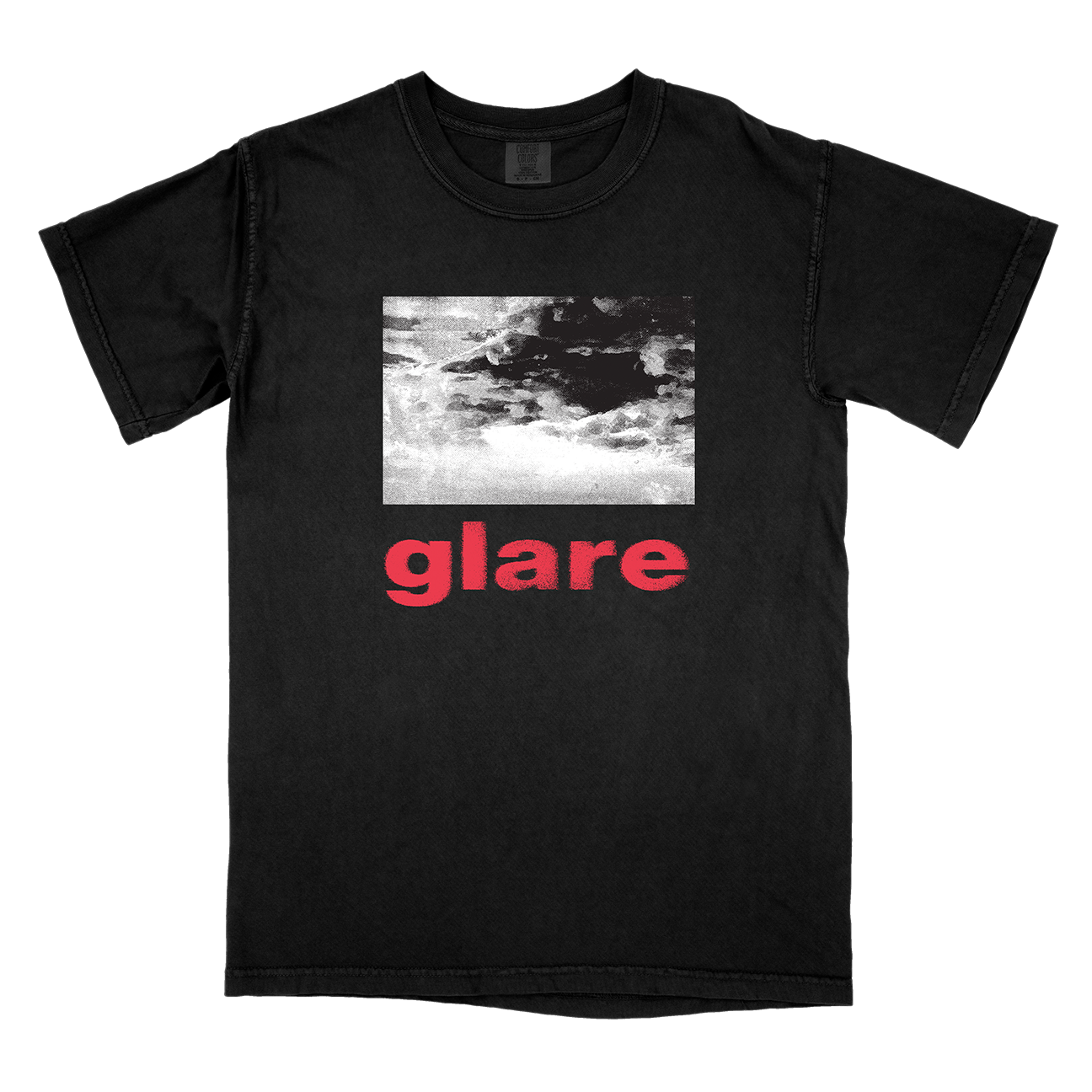 Glare "Clouds" Premium Black T-Shirt