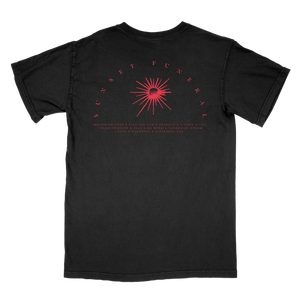 Glare "Clouds" Premium Black T-Shirt