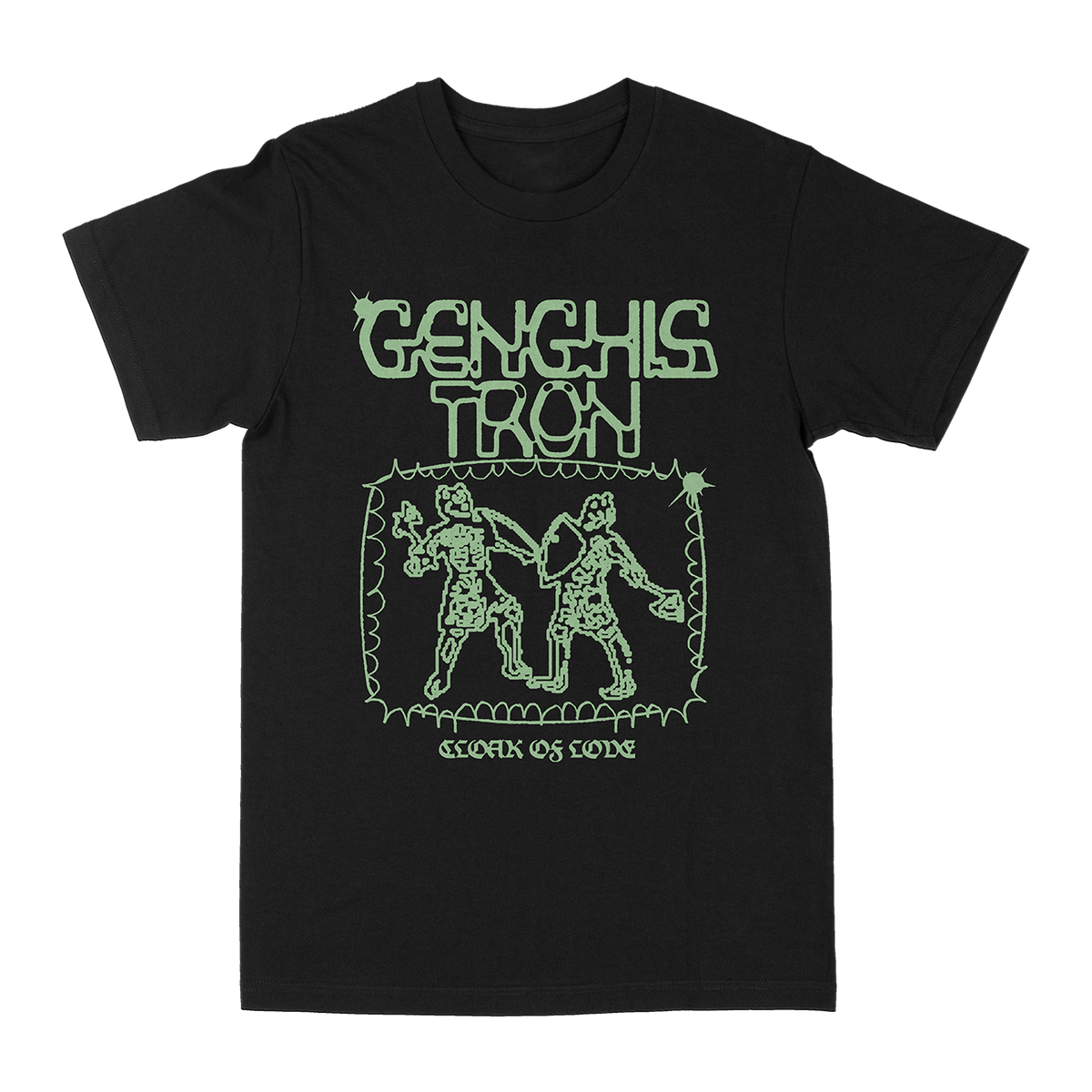 Genghis Tron “Cloak Of Love” Black T-Shirt