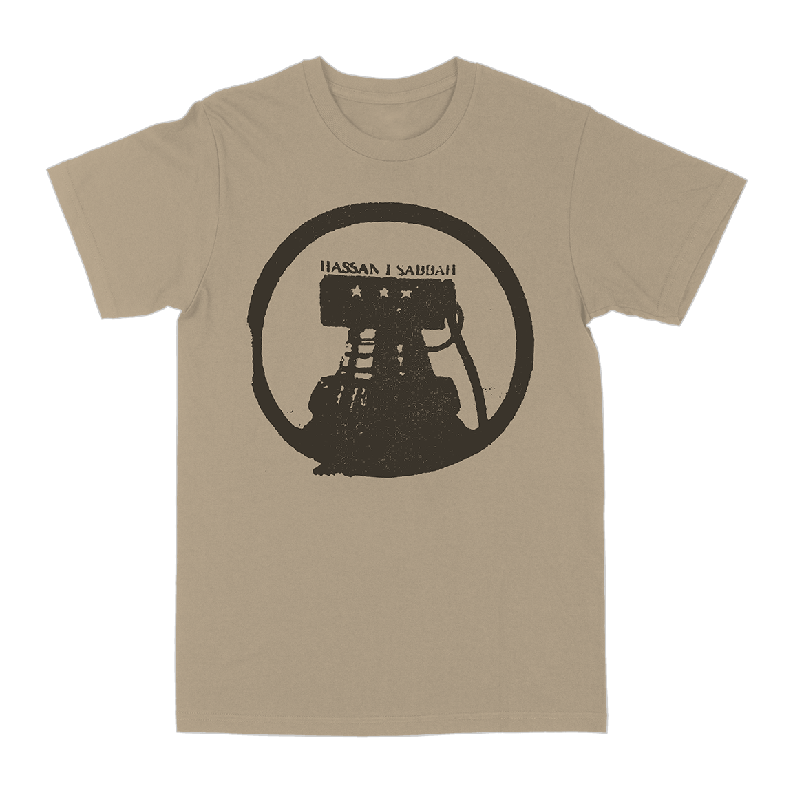 Hassan I Sabbah &quot;Hand Grenade&quot; Sand T-Shirt
