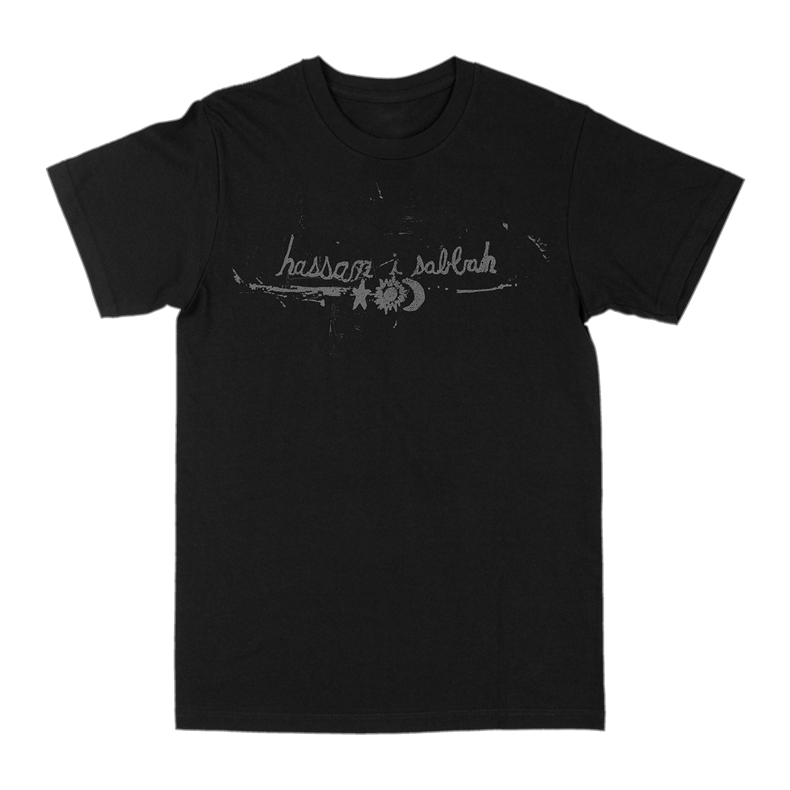 Hassan I Sabbah &quot;I Carry Night Under My Arms&quot; Black T-Shirt