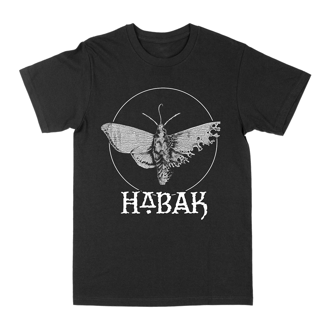 HABAK &quot;Moth&quot; Black T-Shirt