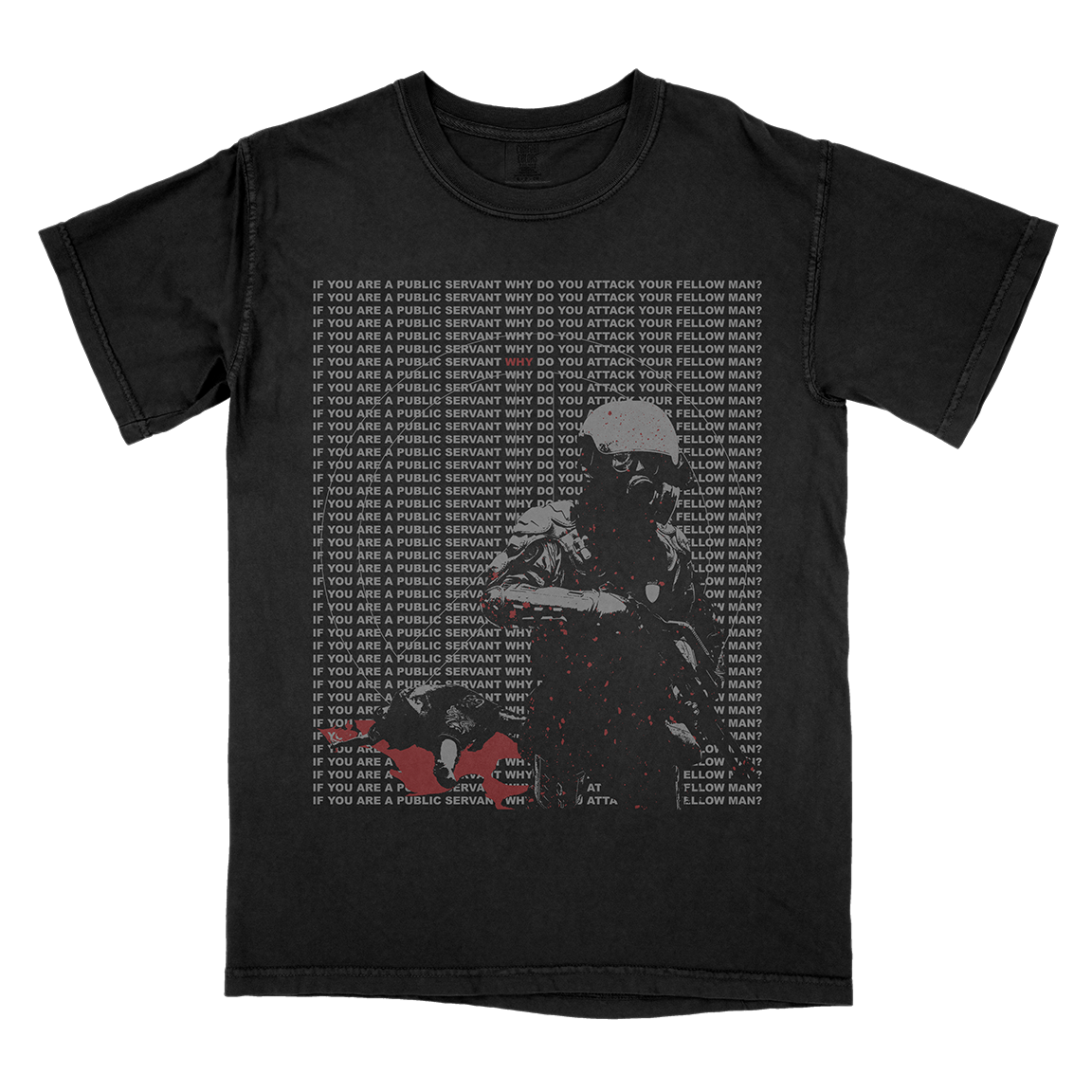 Hell Simulation &quot;Public Servant&quot; Black Premium T-Shirt