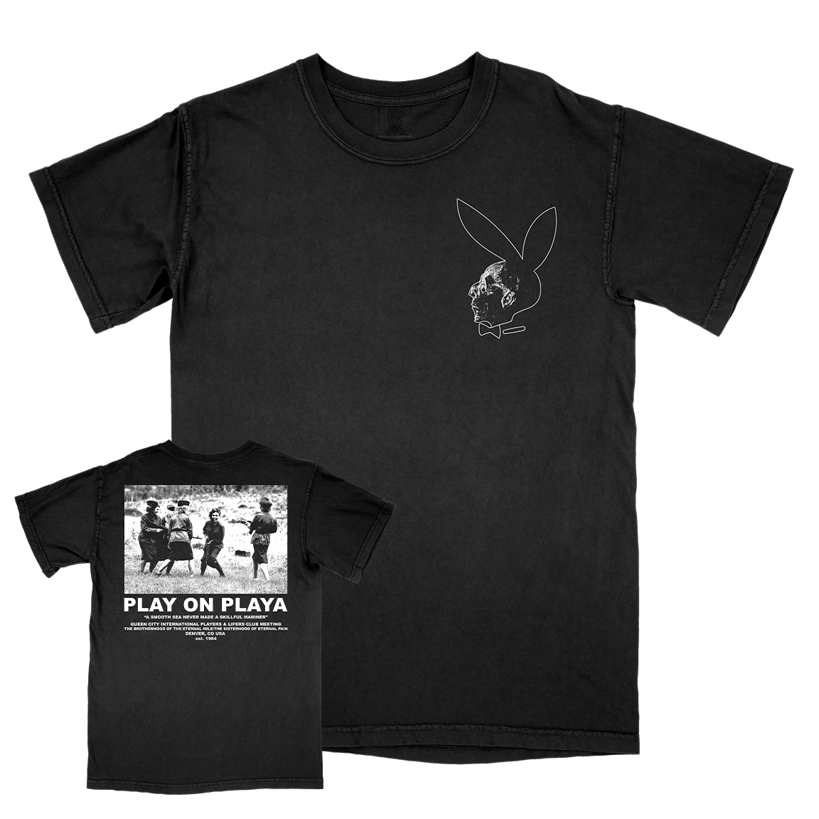 Hell Simulation &quot;Play On Playa&quot; Black Premium T-Shirt