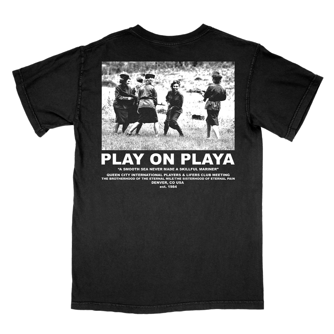 Hell Simulation &quot;Play On Playa&quot; Black Premium T-Shirt