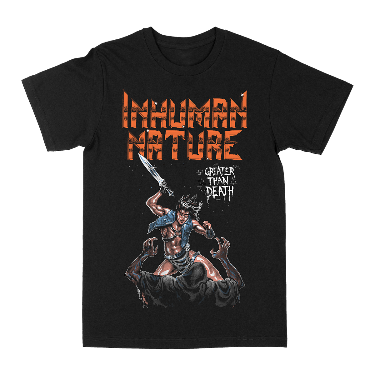 Inhuman Nature &quot;Greater Than Death&quot; Black T-Shirt