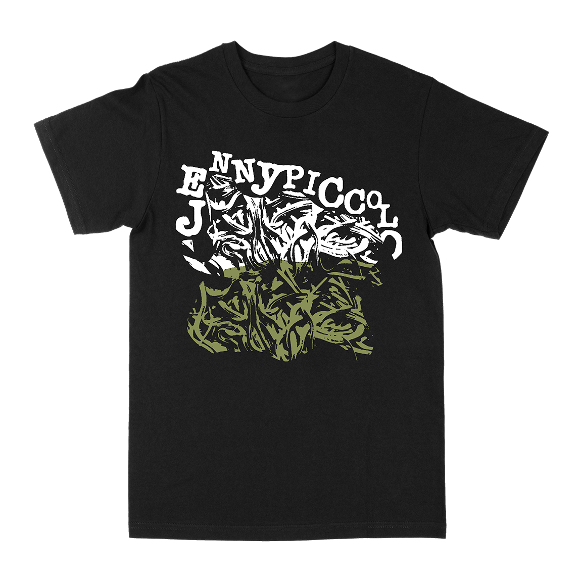 JENNY PICCOLO &quot;Discography&quot; Black T-Shirt