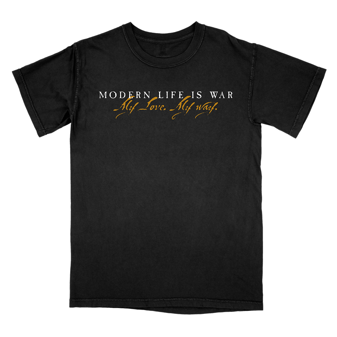 Modern Life Is War &quot;First and Ellen&quot; Black Premium T-Shirt