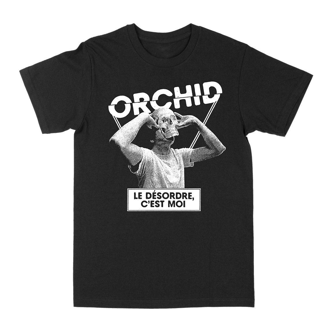 Orchid &quot;Le Désordre C&#39;est Moi&quot; Black T-Shirt