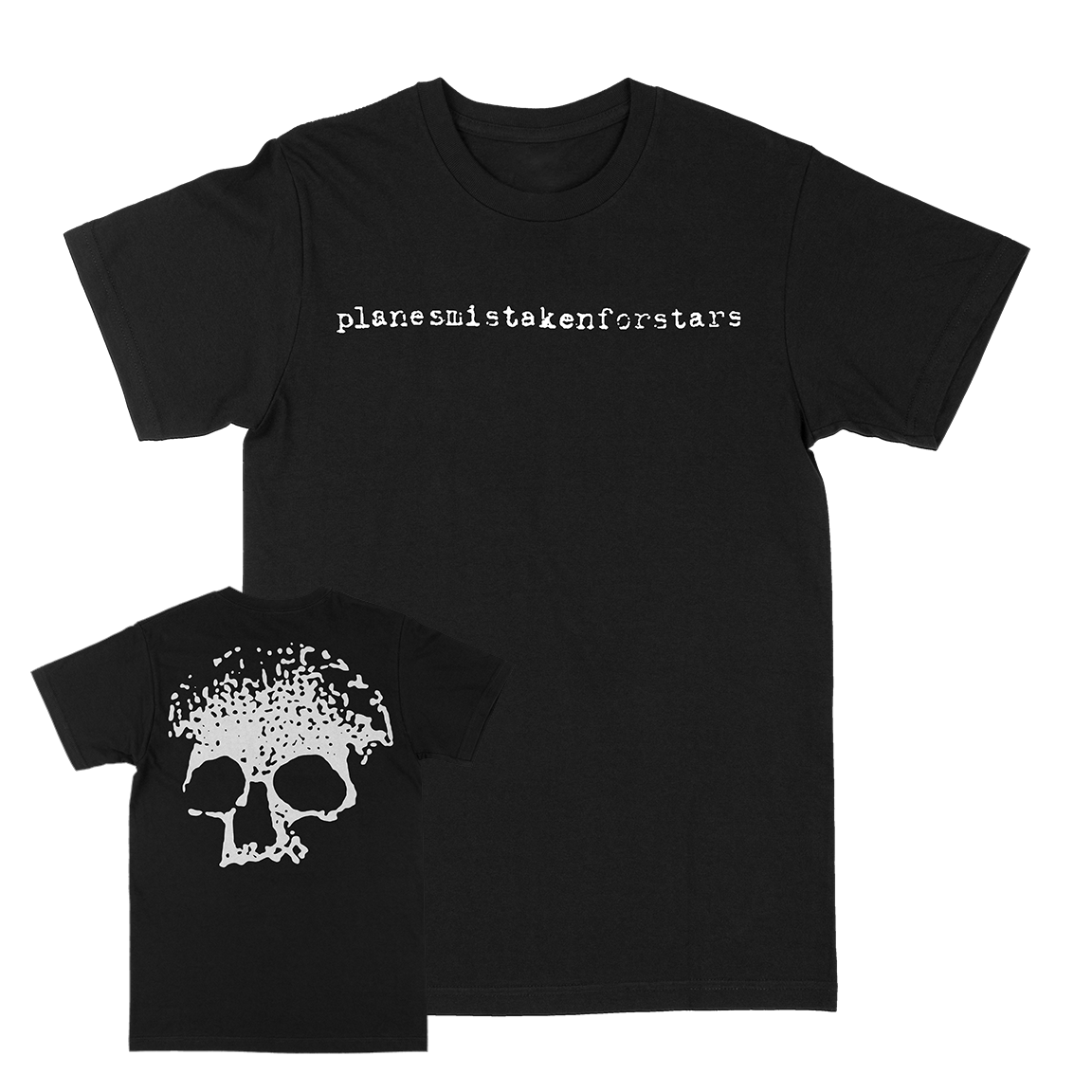PLANES MISTAKEN FOR STARS &quot;Logo&quot; Black T-Shirt